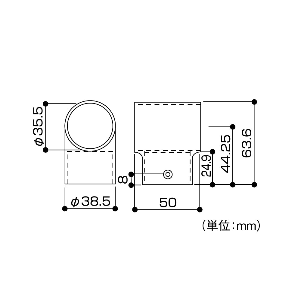 ECLEシステム手すり35シリーズチーズ