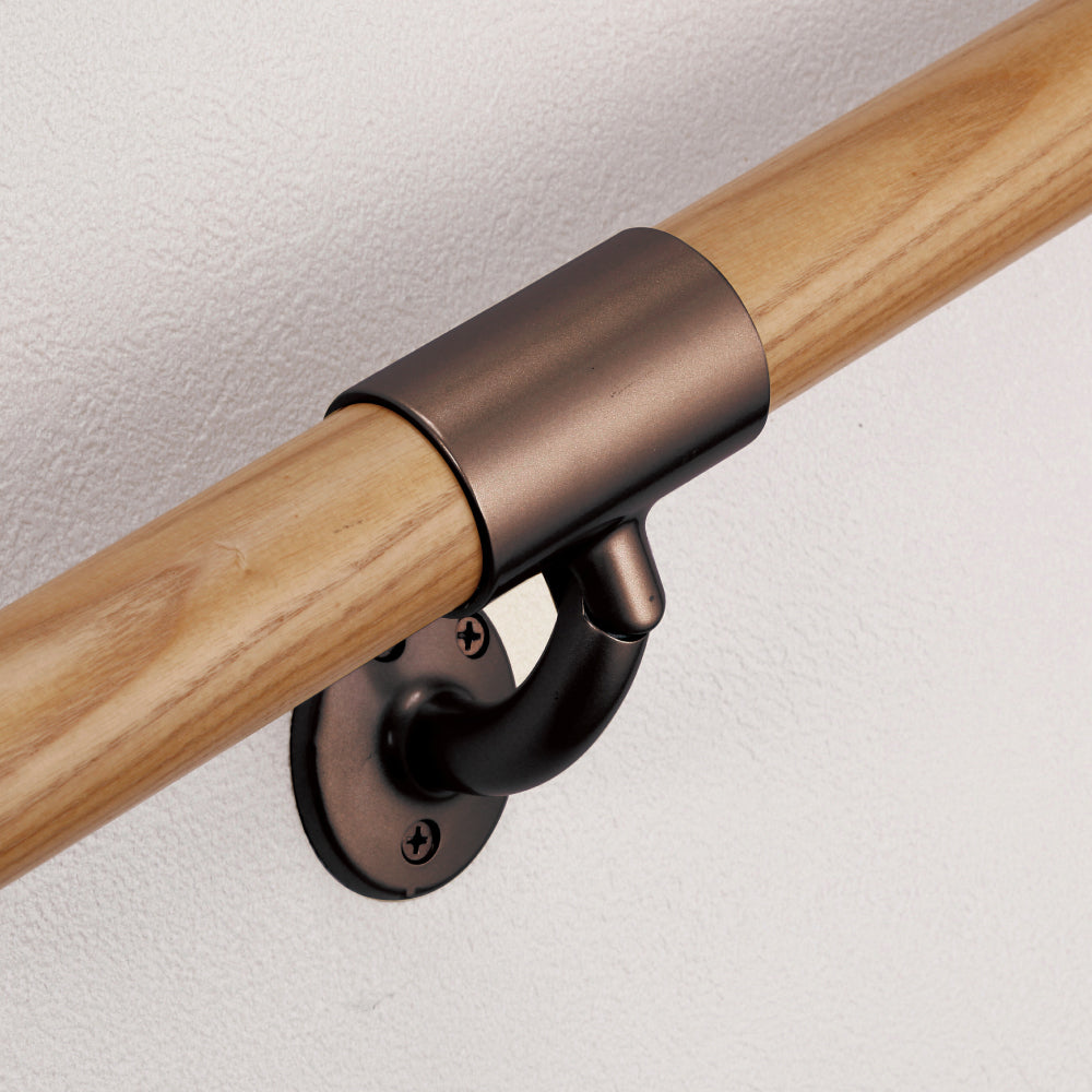 ECLEシステム手すり３５シリーズブラケット横型通し首振り