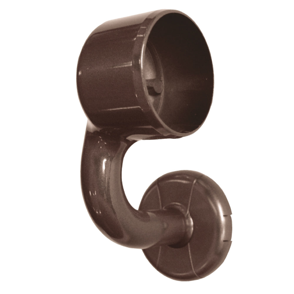 ECLEシステム手すり３５シリーズ横受エンドブラケット　左