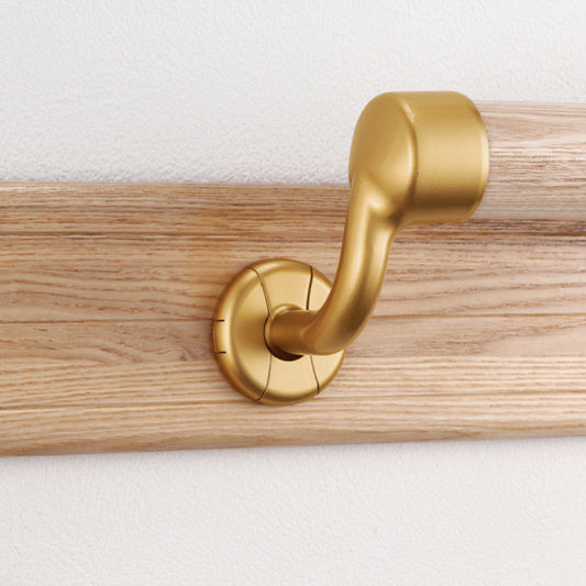 ECLEシステム手すり３５シリーズ横受エンドブラケット　左