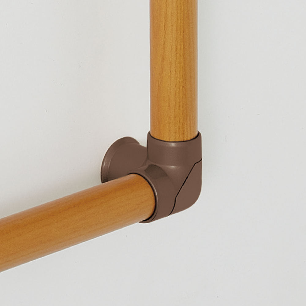 ECLEシステム手すり３５シリーズコーナーブラケット