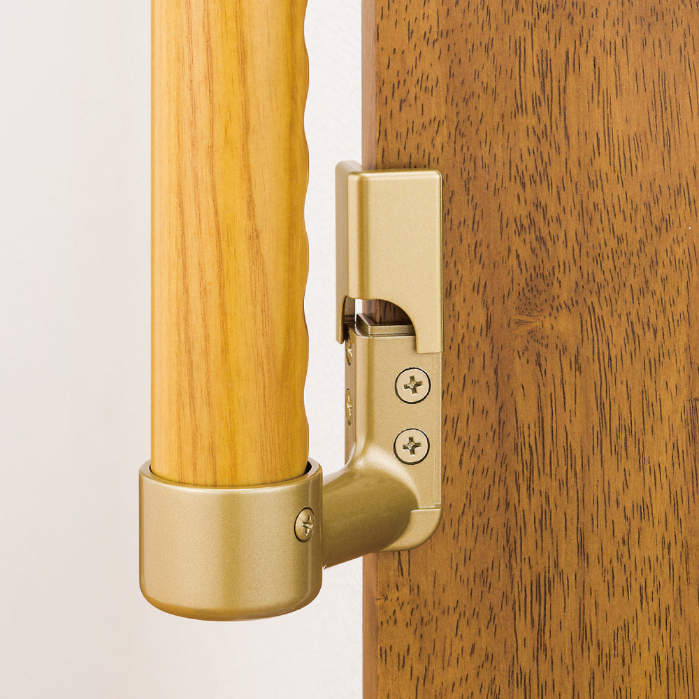 ECLEシステム手すり３５シリーズ出隅スリム座ブラケットカバー付