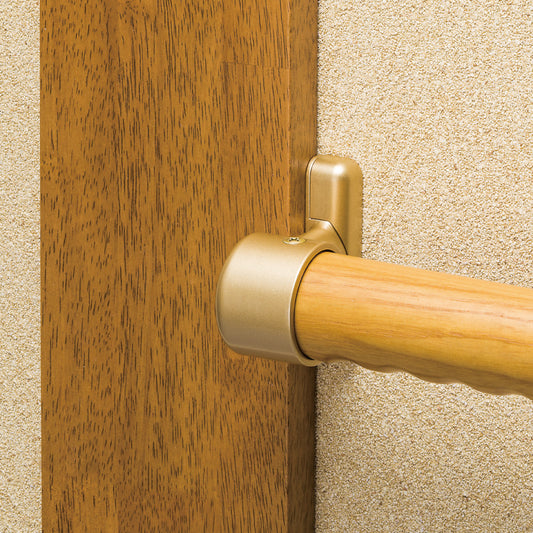 ECLEシステム手すり３５シリーズ真壁用スリムエンドブラケットカバー付