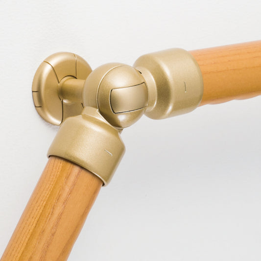 ECLEシステム手すり３５シリーズ自在ブラケットカバー付